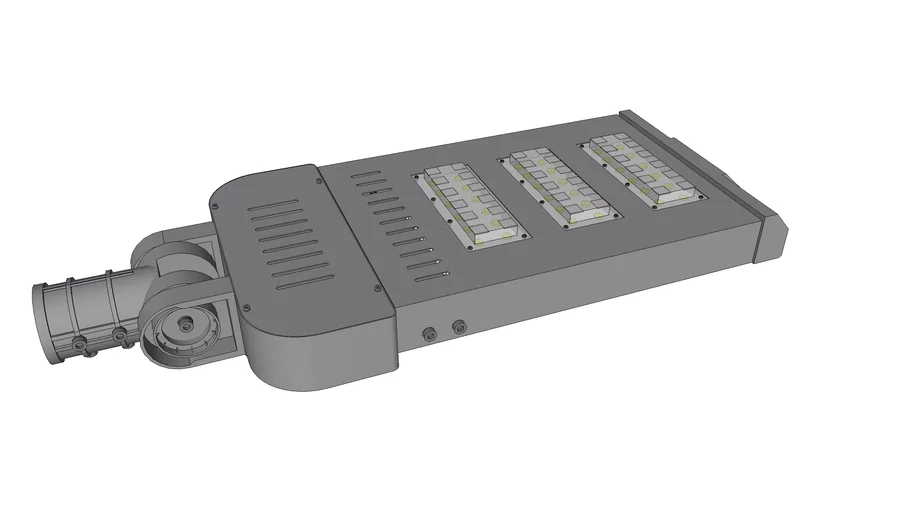 Luminária LED 3 módulos 150w