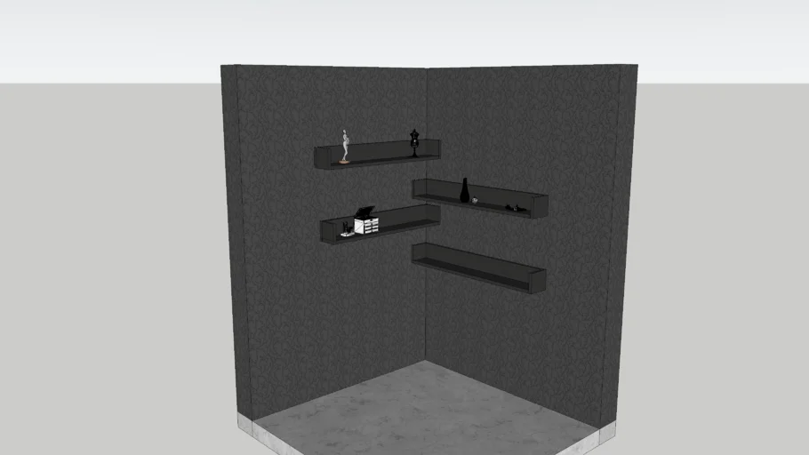 Corner shelves | 3D Warehouse