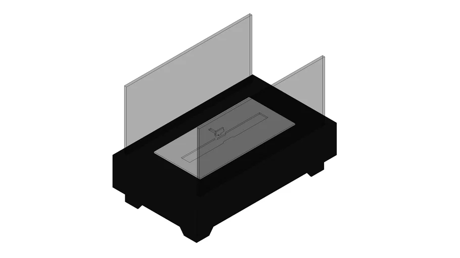 LSD-1500 - Design Collection Nero 25 m² - Lareira Ecológica SOMER