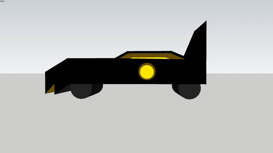 batmobile in 3d