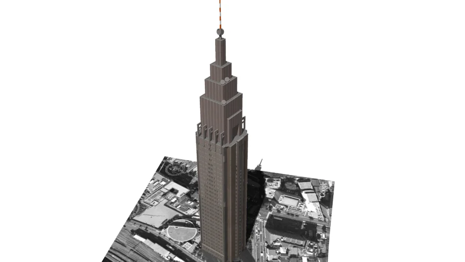 Model of the NTT DoCoMo Yoyogi Building