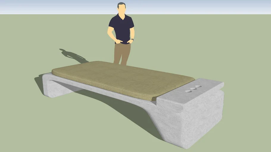 outdoor/indoor bench/bed