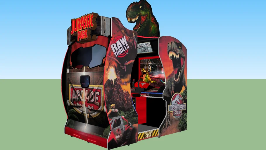 Raw Thrills Jurassic Park arcade game