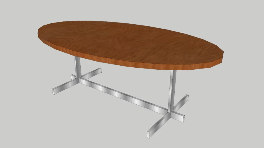 8 foot Oval Conference Table