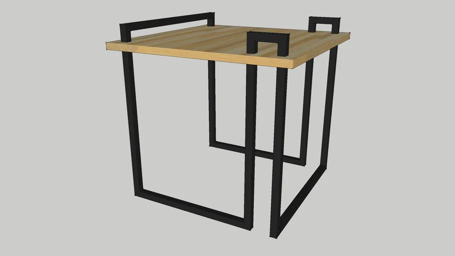 Meja Santai minimalis Besi 50x50x50