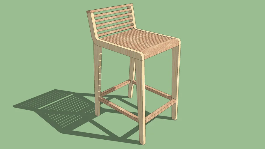 WOODEN BAR STOOL @ CIELITO QUERIDO