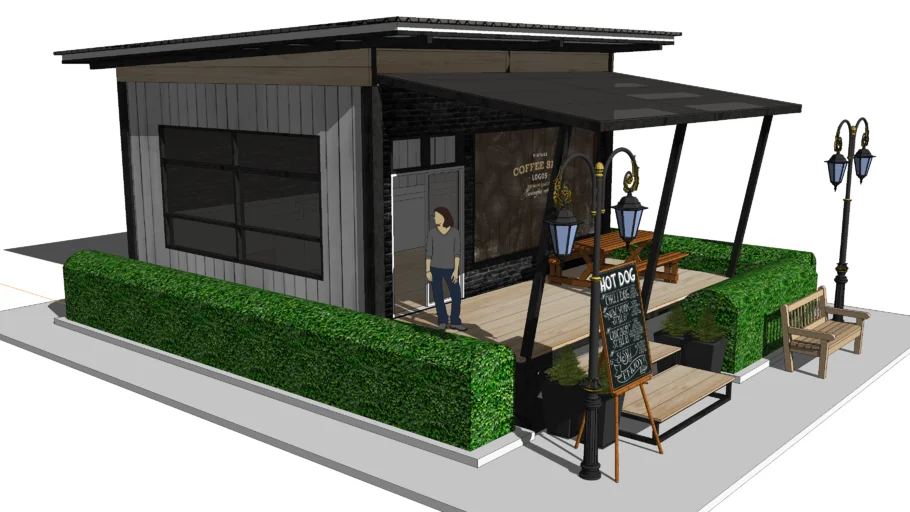 coffee bar (design concept loft syle)