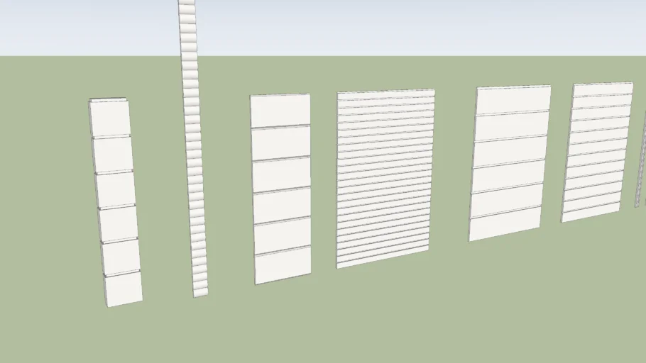 Dış Cephe Söve Türleri (exterior siding)