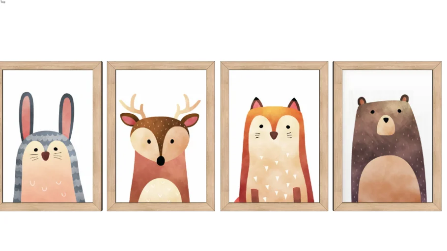WOODLAND WALL ART