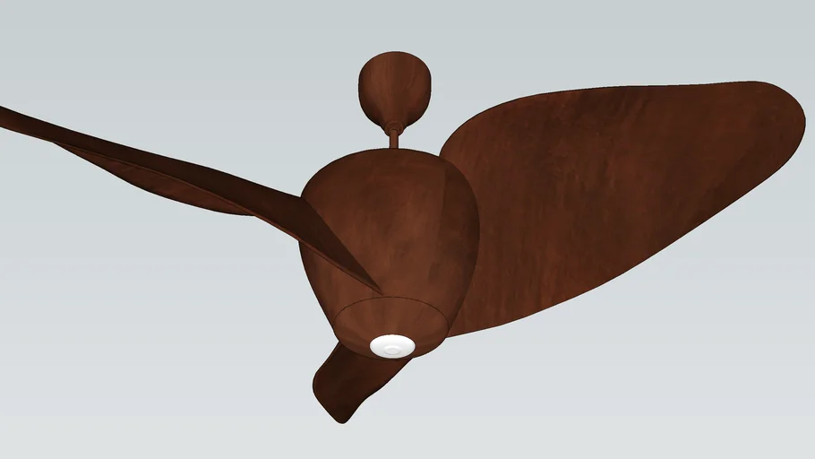 FIREFLY WALNUT - Designer Fan by Fanzart VRAY Ready Fan
