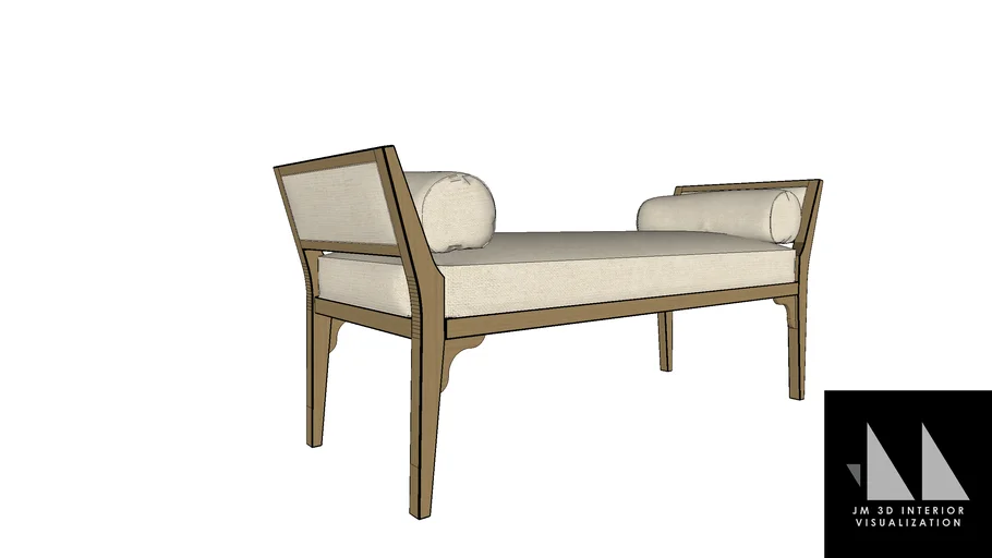 Bernhardt Hayworth Golden Bench