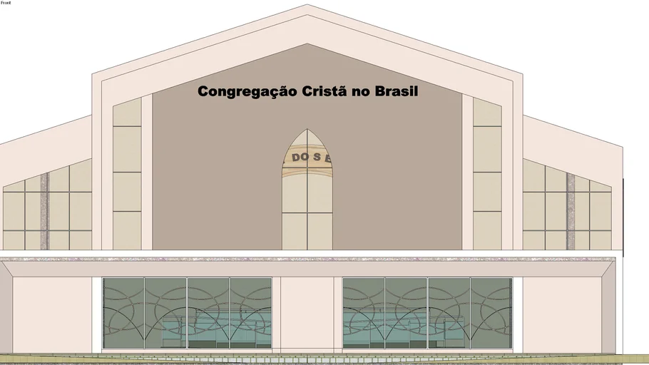 Projeto Arquitetônico de Congregação Cristã no Brasil