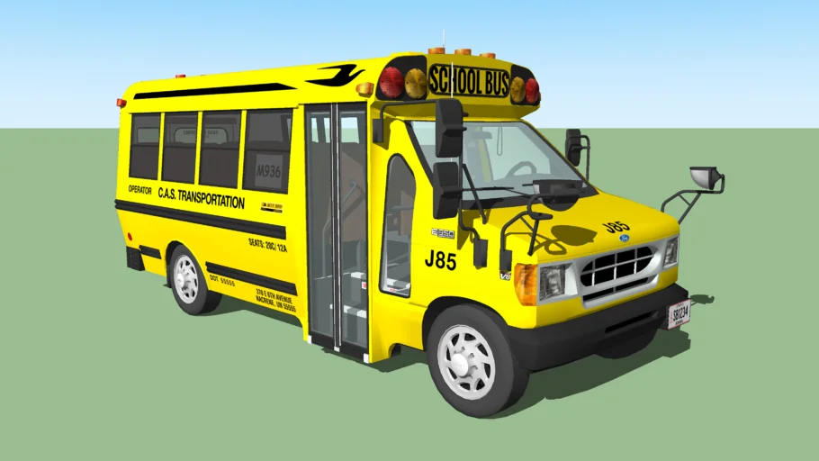 Blue Bird [Girardin] MB-II (2000 Ford - C.A.S. Transportation #J85)
