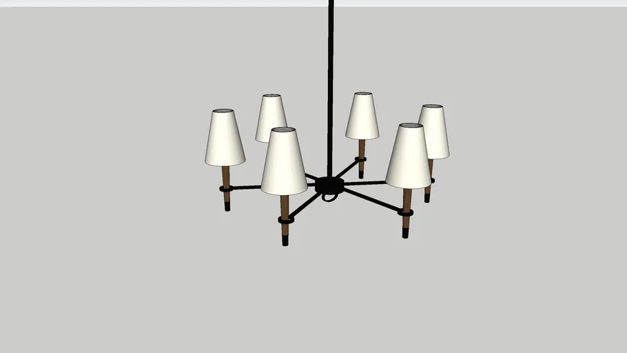 6 Light Chandelier