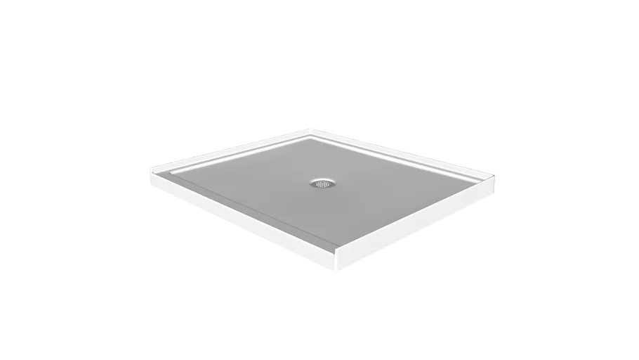 K-8648 Rely(R) 48" x 42" single-threshold shower base with center drain