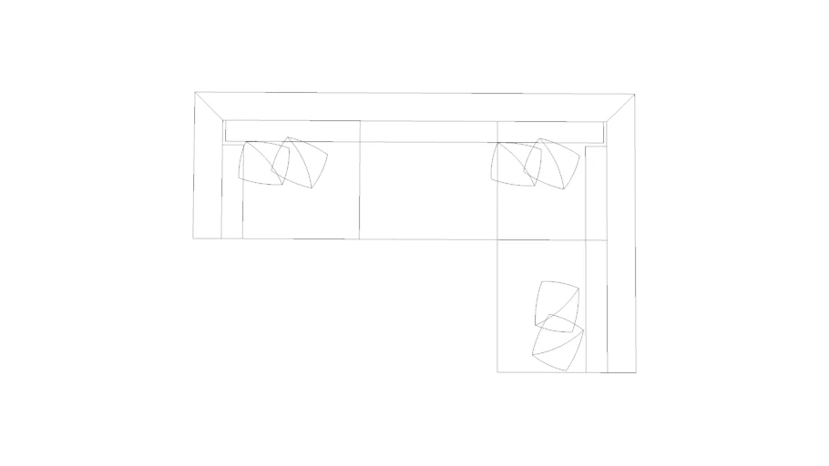 corner sofa 2D