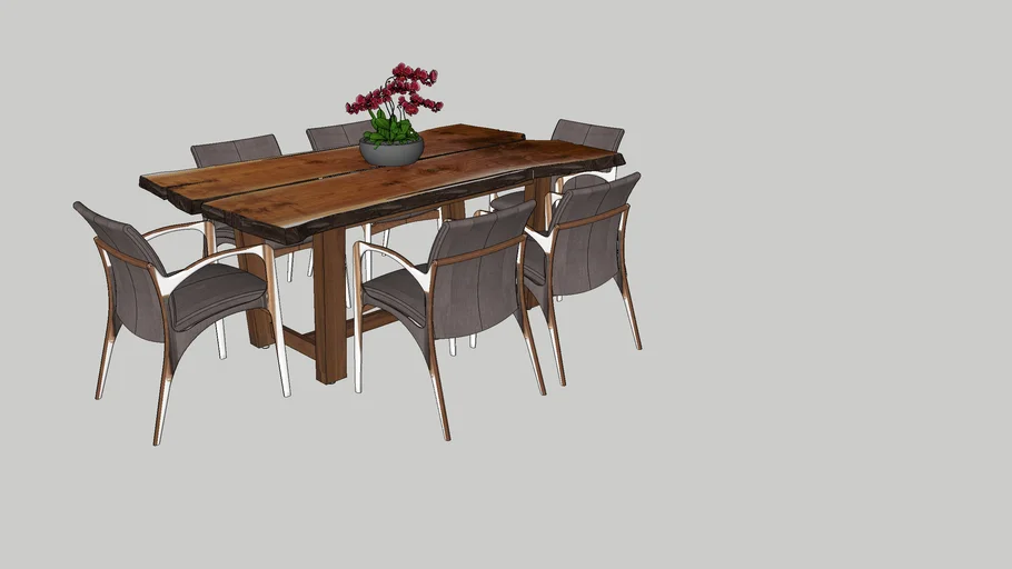 Mesa de jantar com cadeiras