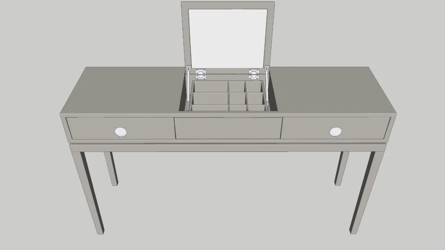 Meja Rias Minimalis | 3D Warehouse