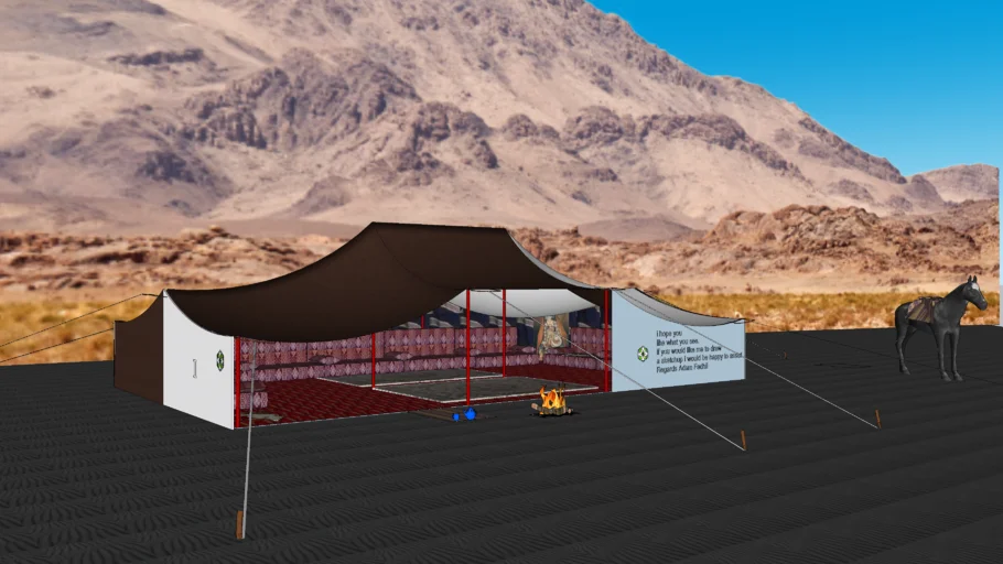 DESERT BEDOUIN TENT