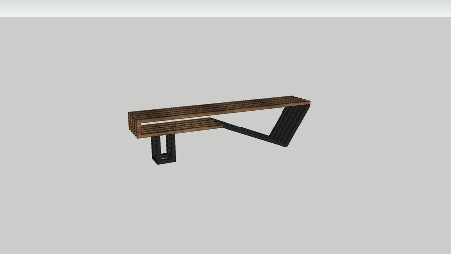Modern Bench - Bank