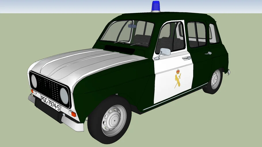 Renault 4 Guardia Civil