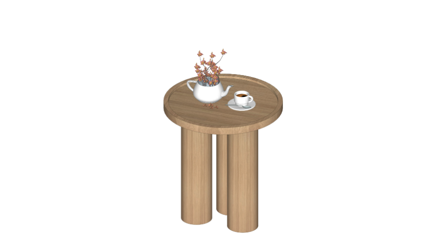 Mesa auxiliar Kingsley Side Table #01 | 3D Warehouse