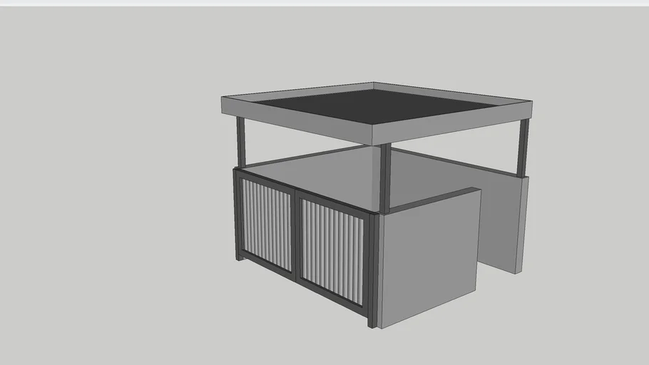 Typical Trash Enclosure