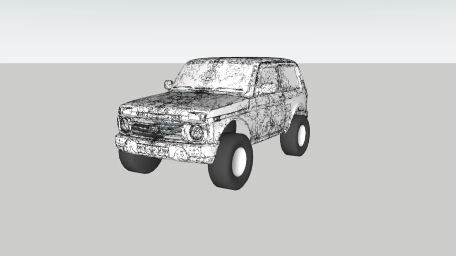 Lada Niva 3d scan