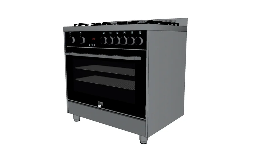 ESTUFA TEKA 90CM _INOX
