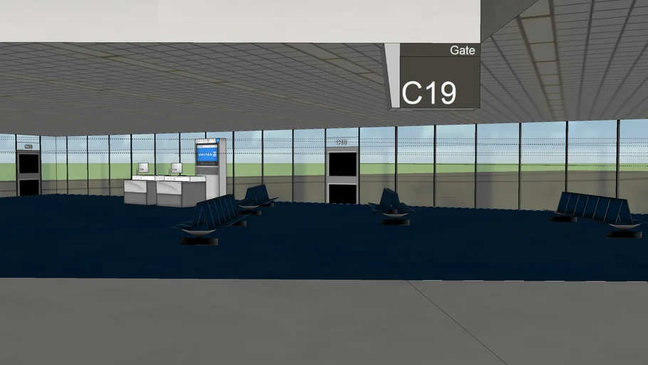 Concourse C WIP | 3D Warehouse