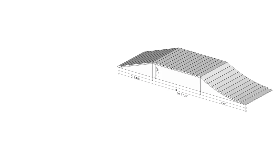 beginner bmx ramp | 3D Warehouse