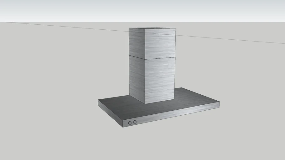 Hotte de cuisine aluminium
