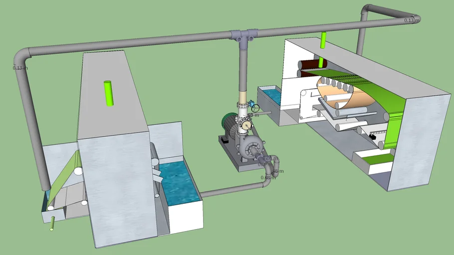 Algae harvesting machine | 3D Warehouse