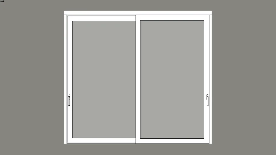 Puerta elevadora dos hojas