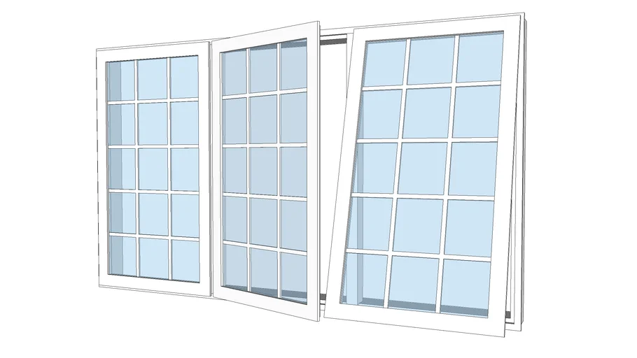 Multi-Unit Window | 3D Warehouse