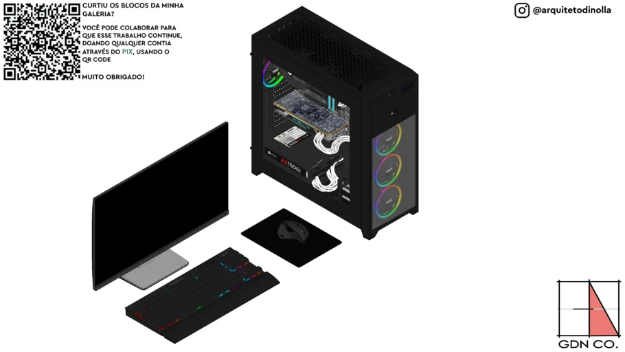 PC GAMER - COMPUTADOR GAMER RGB