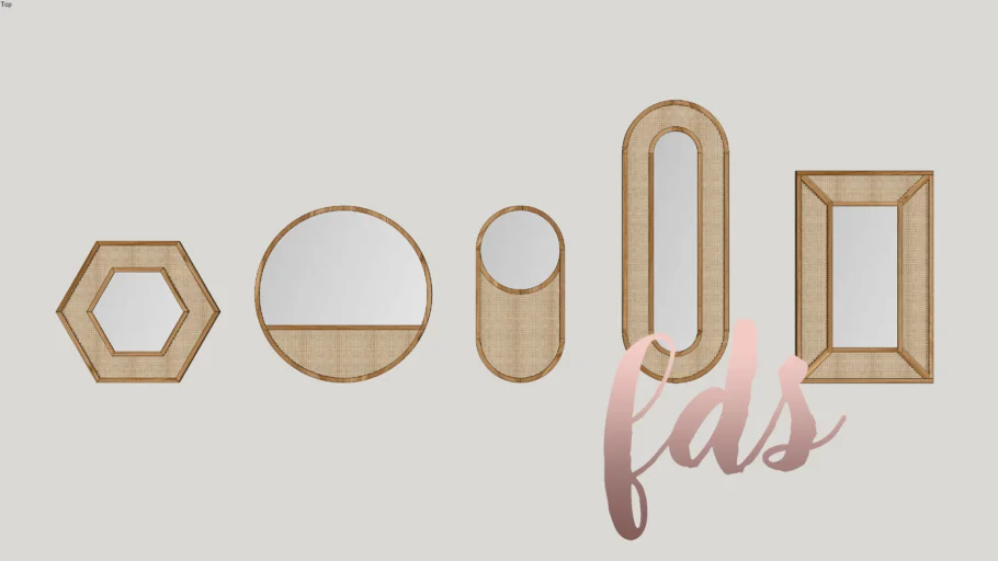 RATTAN MIRROR #mirror #rattan #mirrorcut #kaca #furniture #natural #furniture