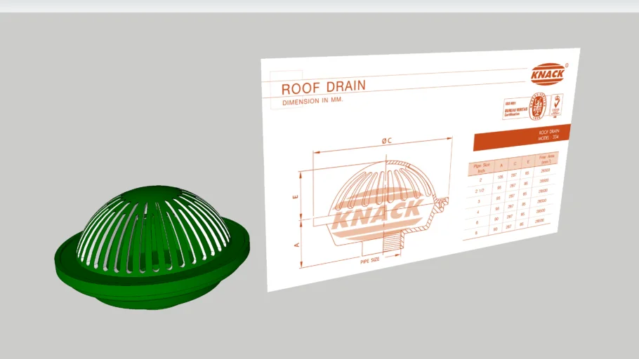 ROOFDRAIN PIPE SIZE 3Inch