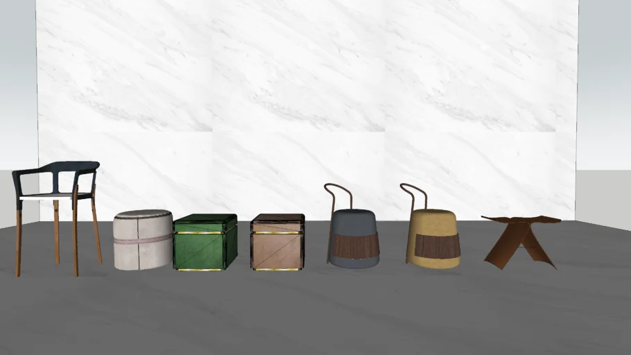 stool collection | 3D Warehouse