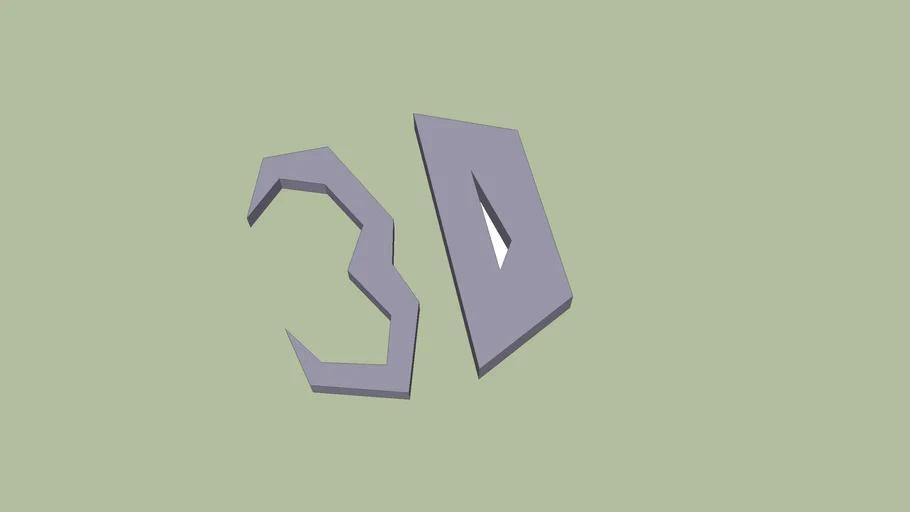 3D Sign | 3D Warehouse