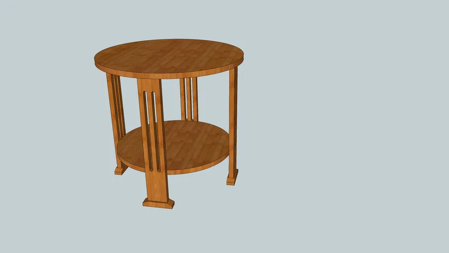 Circular End Table