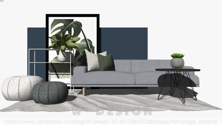 Sofa and coffee table
