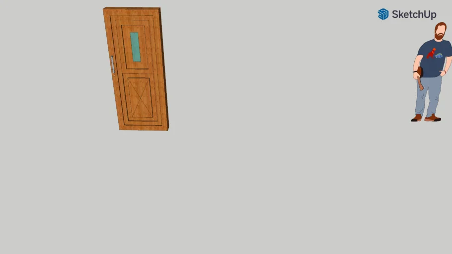 puerta de madera