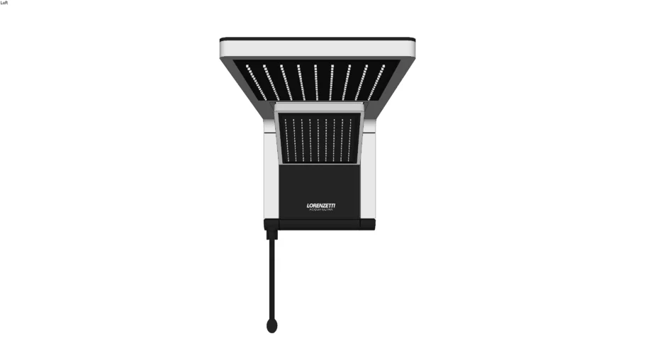 CHUVEIRO ACQUA DUO 220V PRETO + CROMADO - LORENZETTI