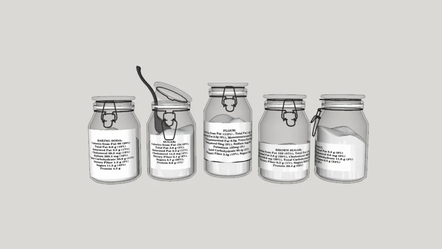 Glass jar