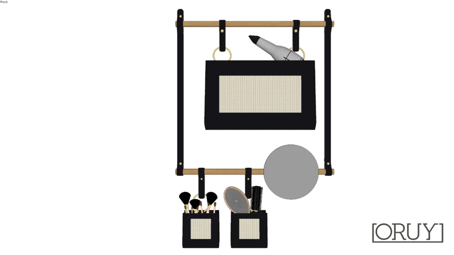 Pendurador Duplo Versatile Oruy Paola Cury Suporte pendurador makeup maquiagem