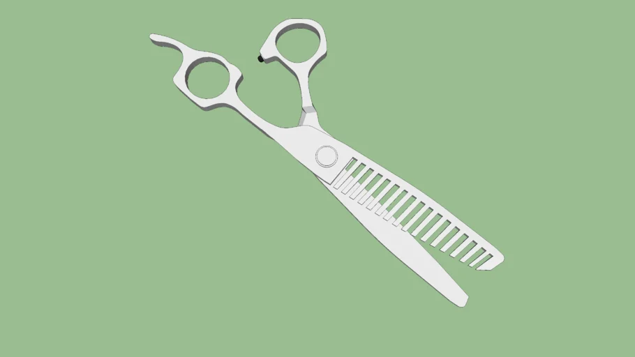 Scissors 67 (Barber single Thinning shears with texture 7 inch ...