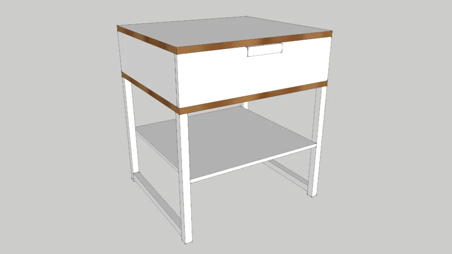 IKEA TRYSIL Bedside table 40x45x50