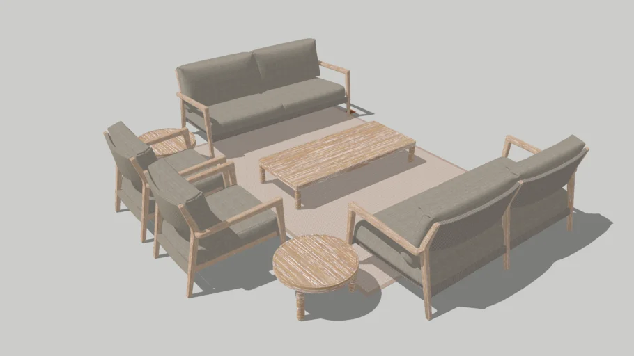 Julia lounge group compilation - 4 Seasons Outdoor furniture