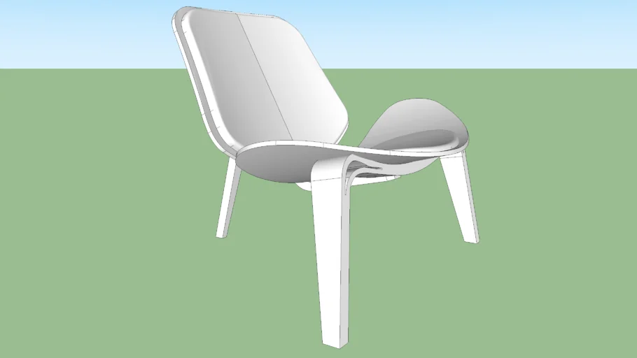 Poltrona Shell - Hans Wegner